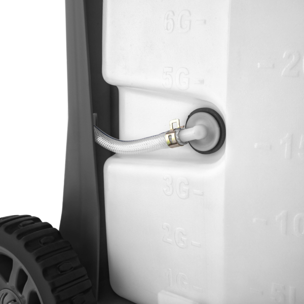 2E Battery sprayer AquaSpray 40LR 40l 12V 1x12Ah 7bar 2.9l·min 14.5kg wheel voltmeter hose 15m