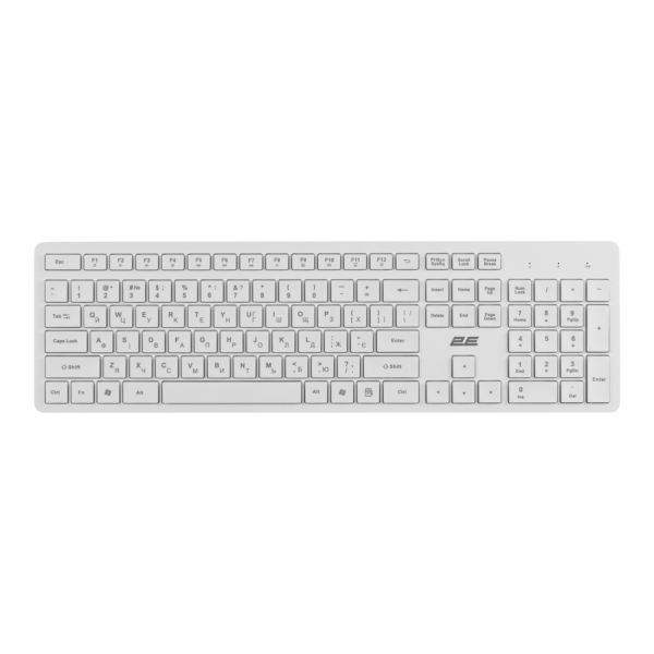 2E Keyboard membrane KS260 106key, WL, EN/UK, white