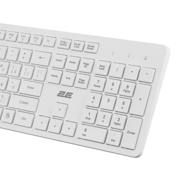 2E Keyboard membrane KS260 106key, WL, EN/UK, white