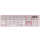 Клавиатура ножничная 2E KS270 105key, WL/BT, EN/UK, розово-белый