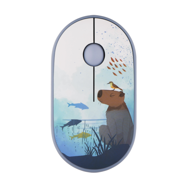 2E Mouse MF300 CAPYBARA:SWIM Silent WL BT, Blue