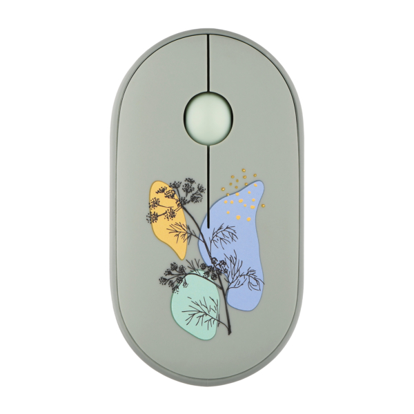 2E Mouse MF300 FLORA:DILL Silent WL BT, Green