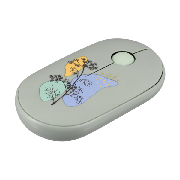 2E Mouse MF300 FLORA:DILL Silent WL BT, Green