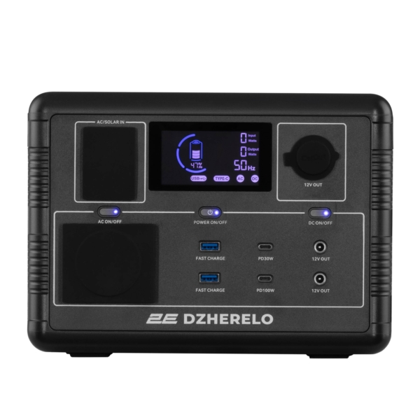 Portable Power Station 2Е Dzherelo, 600 W, 560 Wh, Fast Charging