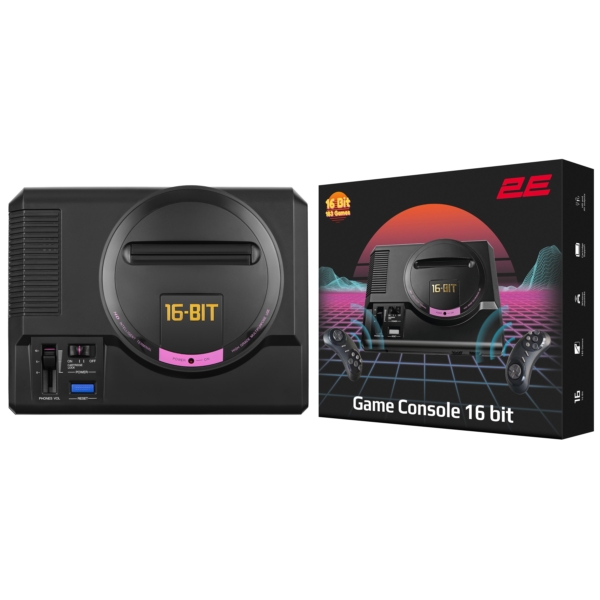 Game console 2E, 16bit wireless gamepad, HDMI, 183 games