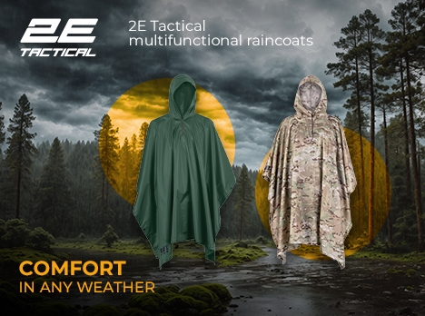 2E Tactical raincoats for protection in rainy and windy weather