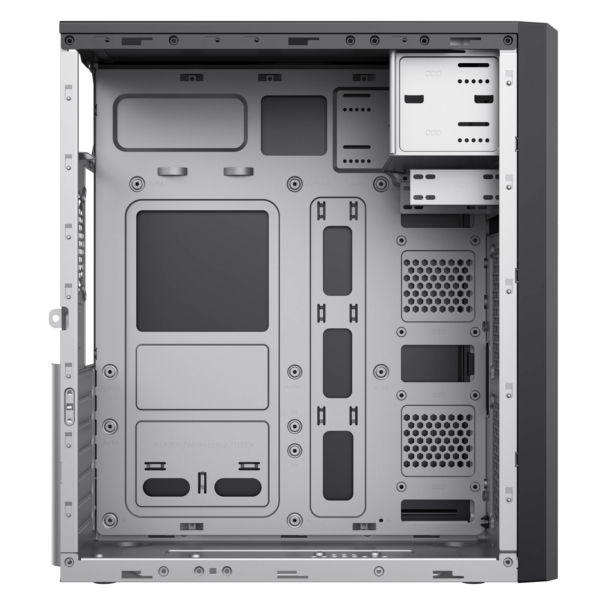 2E PC Case TeamX TMX07 with 2E ATX400W, 2xUSB2.0, 1x80mm, VGA 310mm, ATX, black