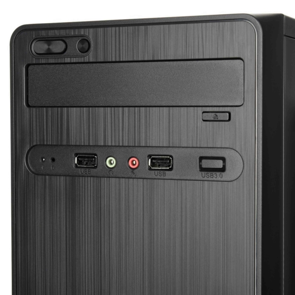 PC case 2E Vigeo TMQ0109, with PSU 2E ATX400, 2xUSB2.0, VGA 325mm, mATX, black