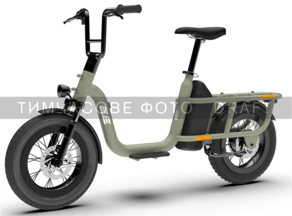 Electric bike EB27, 16″, military green