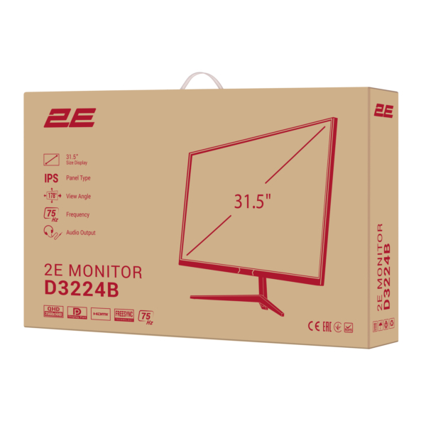 Monitor 2E D3224B Black