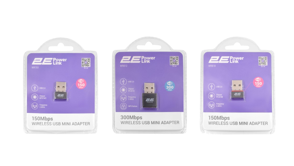 2E PowerLink Wi-Fi adapters