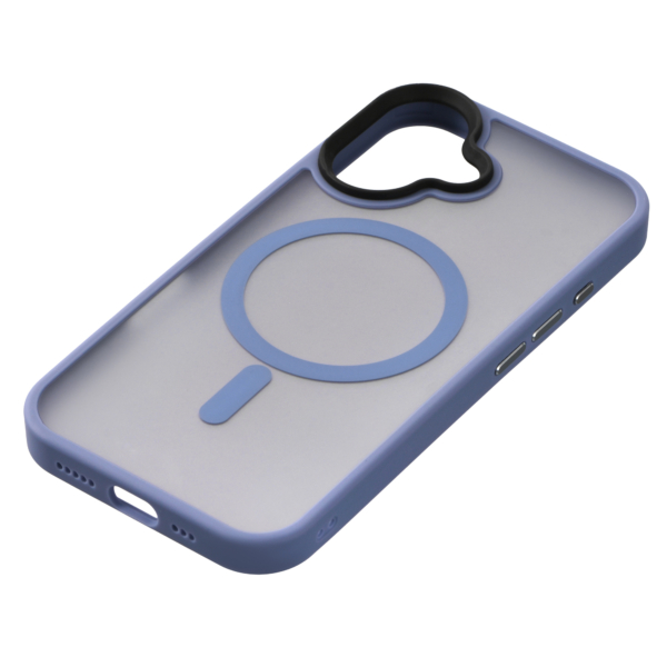 2E Basic Case for iPhone 16, Soft Touch MagSafe Cover, Light Blue