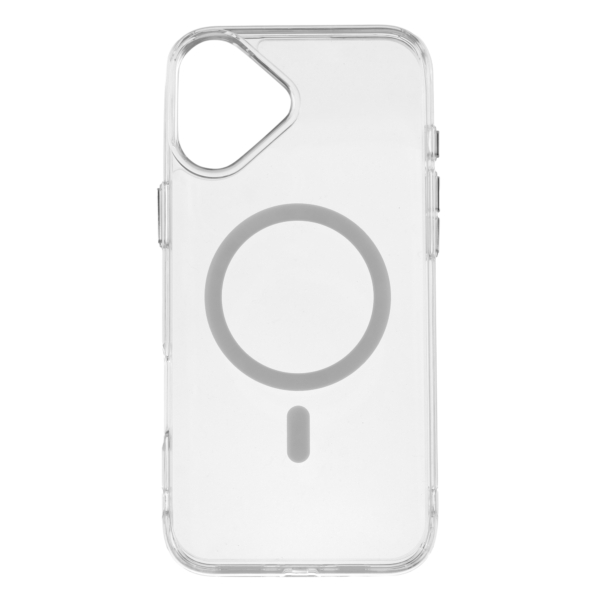 Basic case for iPhone 16 Plus, Transparent MagSafe Cover, Clear