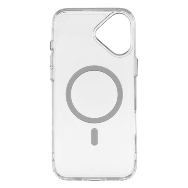 Basic case for iPhone 16 Plus, Transparent MagSafe Cover, Clear