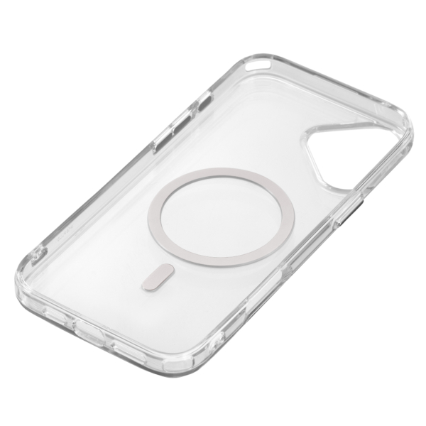 Basic case for iPhone 16 Plus, Transparent MagSafe Cover, Clear