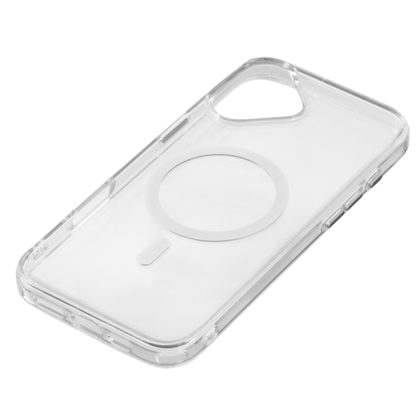 Basic case for iPhone 16 Plus, Transparent MagSafe Cover, Clear