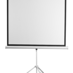 2E Tripod screen, 1:1, 135″, 2.4×2.4 m, MW