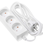 2E Network extension cord 3XCEE 7/17, 2G*1.0mm, 3m, white