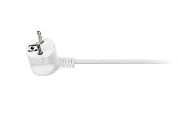 2E Power strip 5XSchuko switch, 3G*1.0мм, 3м, white