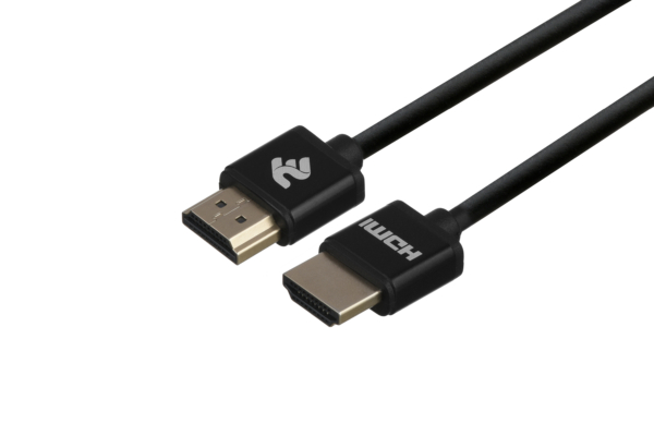 2E Кабель HDMI (M/M), 2м, 2.0, Slim High Speed Aluminum, черный