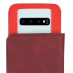 Чохол 2E Silk Touch універсальний для смартфонів з діагоналлю 5.5-6″, Сarmine red