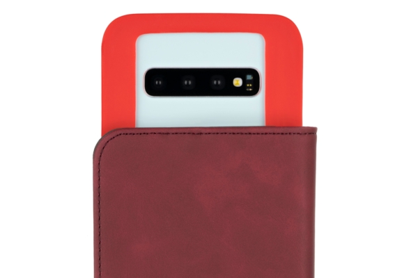 Чохол 2E Silk Touch універсальний для смартфонів з діагоналлю 5.5-6″, Сarmine red