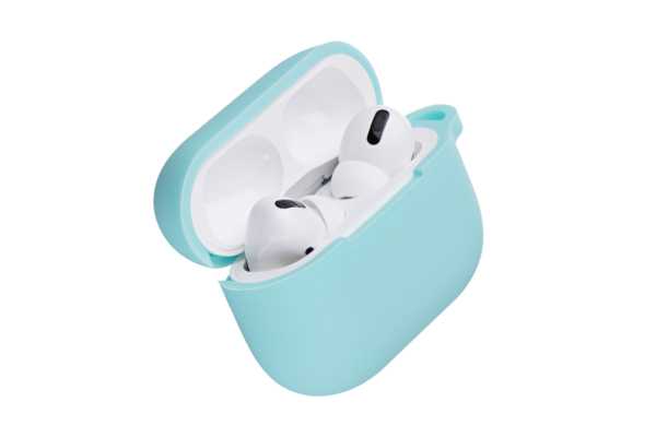 Чохол 2Е для навушників Apple AirPods Pro, Pure Color Silicone (2.5mm), Mint