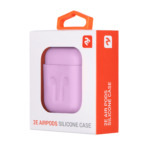 Чохол 2Е для Apple AirPods, Pure Color Silicone Imprint (1.5mm), Lavender