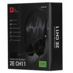 2E PC headset stereo On-ear CH11 USB, omni-mic, 2m, black