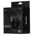 2E PC headset stereo Over-ear CH13 USB, omni-mic, 2m, black