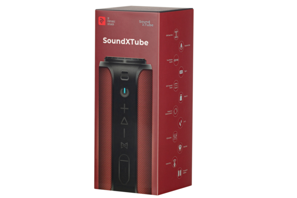 2E Portable Speaker SoundXTube TWS, MP3, Wireless, Waterproof Red