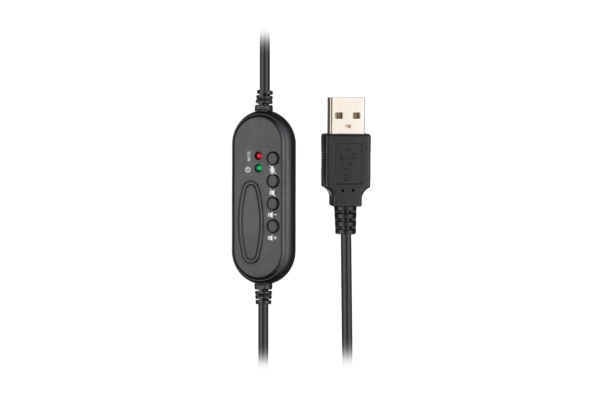 2E Гарнітура ПК моно On-ear CH11 USB, omni-mic, 2м, чорний