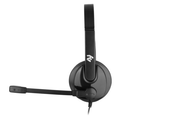 2E PC headset mono On-ear CH12 mini-jack, omni-mic, 1.2m, black