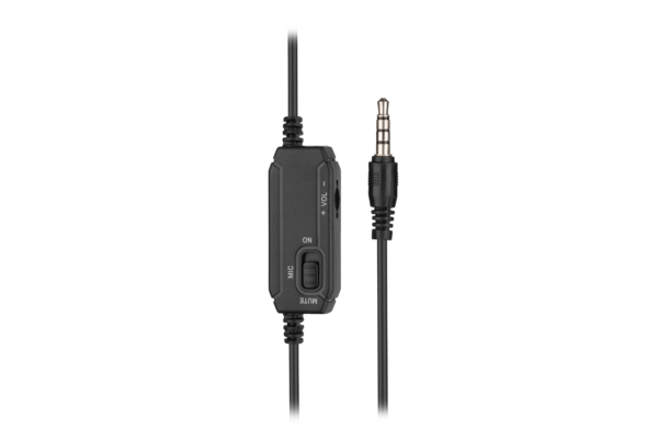 2E PC headset mono On-ear CH12 mini-jack, omni-mic, 1.2m, black