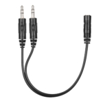 2E PC headset mono On-ear CH12 mini-jack, omni-mic, 1.2m, black