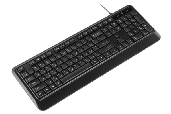 2E Keyboard membrane KS130 105key, USB-A, EN/UK/RU, black