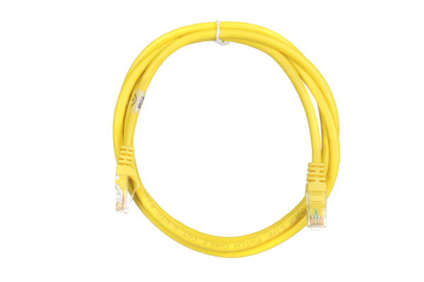 2E Cat 6,UTP,RJ45, 26AWG ,7/0.16 Cu, 1.50 m,PVC, Yellow