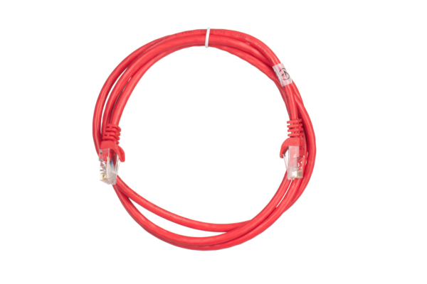 2E Cat 6,UTP,RJ45, 26AWG ,7/0.16 Cu, 1.50 m,PVC, Red