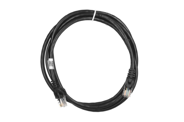 2E Cat 6,UTP,RJ45, 26AWG ,7/0.16 Cu, 1.50 m,PVC, Black