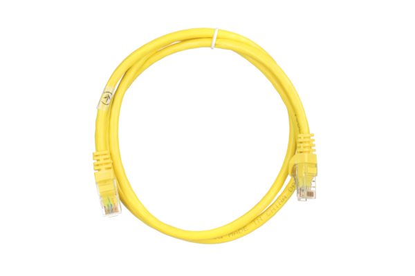 2E Cat 6,UTP,RJ45, 26AWG ,7/0.16 Cu, 1.00 m,PVC, Yellow