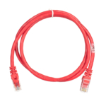 2E Cat 6,UTP,RJ45, 26AWG ,7/0.16 Cu, 1.00 m,PVC, Red