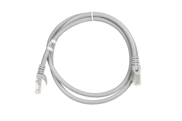 2E Cat 6,UTP,RJ45, 26AWG ,7/0.16 Cu, 1.00 m,PVC, Grey