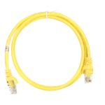 2E Cat 5e, UTP, RJ45, 26AWG ,7/0.16 CCA, 1.00 m, PVC, Yellow