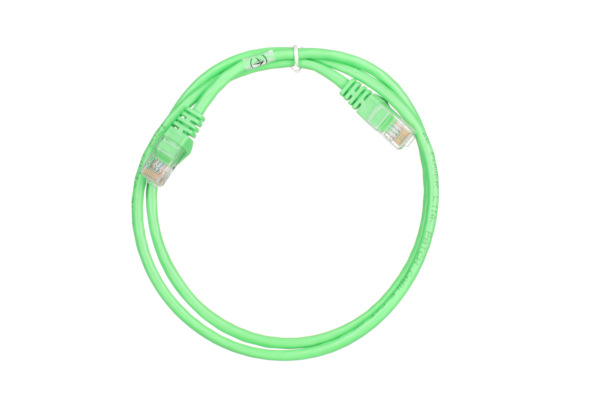 2E Cat 5e, UTP, RJ45, 26AWG ,7/0.16 CCA, 1.00 m, PVC, Green