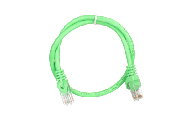 2E Cat 6,UTP,RJ45, 26AWG ,7/0.16 Cu, 0.50 m,PVC, Green