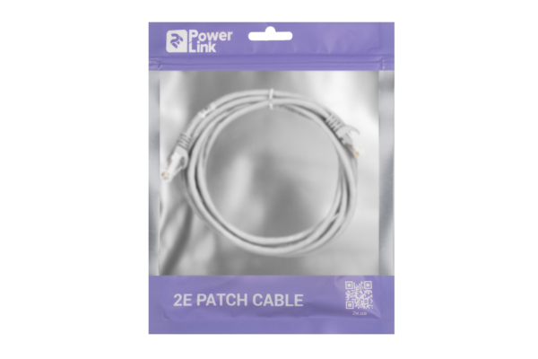 2E Cat 5e, UTP, RJ45, 26AWG ,7/0.16 CCA, 2.50 m, PVC, Grey