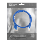 2E Cat 6,UTP,RJ45, 26AWG ,7/0.16 Cu, 0.50 m,PVC, Blue