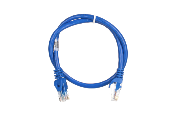 2E Cat 6,UTP,RJ45, 26AWG ,7/0.16 Cu, 0.50 m,PVC, Blue