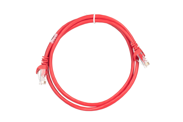 2E Cat 5e, UTP, RJ45, 26AWG ,7/0.16 Cu, 1.00 m, PVC, Red