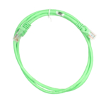 2E Cat 5e, UTP, RJ45, 26AWG ,7/0.16 Cu, 1.00 m, PVC, Green